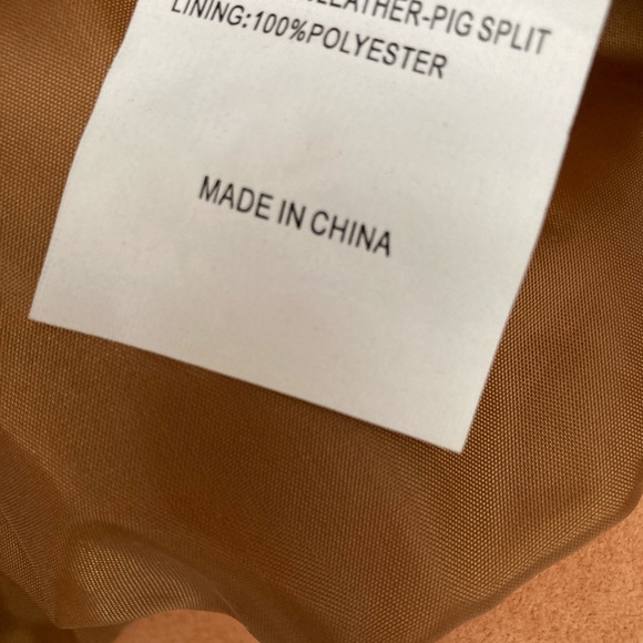 Crop leather jacket - Picture 3 of 3